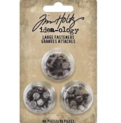 Brads Redondos Metálicos Metal Large Idea-Ology Tim Holtz