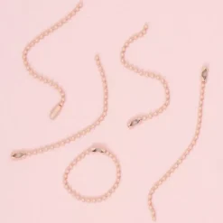 Cadenas de Bolas Rosa Bebé Craftelier