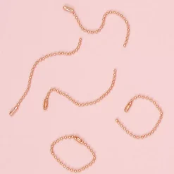 Cadenas de Bolas Rose Gold Craftelier