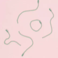 Cadenas de Bolas Turquesa Craftelier