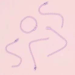 Cadenas de Bolas Violeta Craftelier