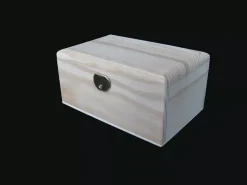 Caja boleada de madera