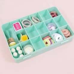 Caja Con 17 Compartimentos Blanca Craftelier