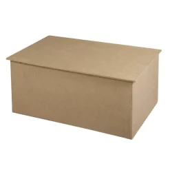 Caja con compartimento interior de papel maché Rayher