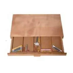 Caja de almacenaje para pasteles y pinceles