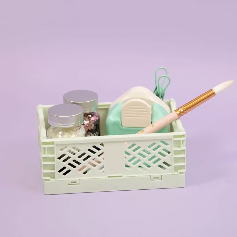 Caja de almacenamiento plegable Pequeña Mint Craftelier