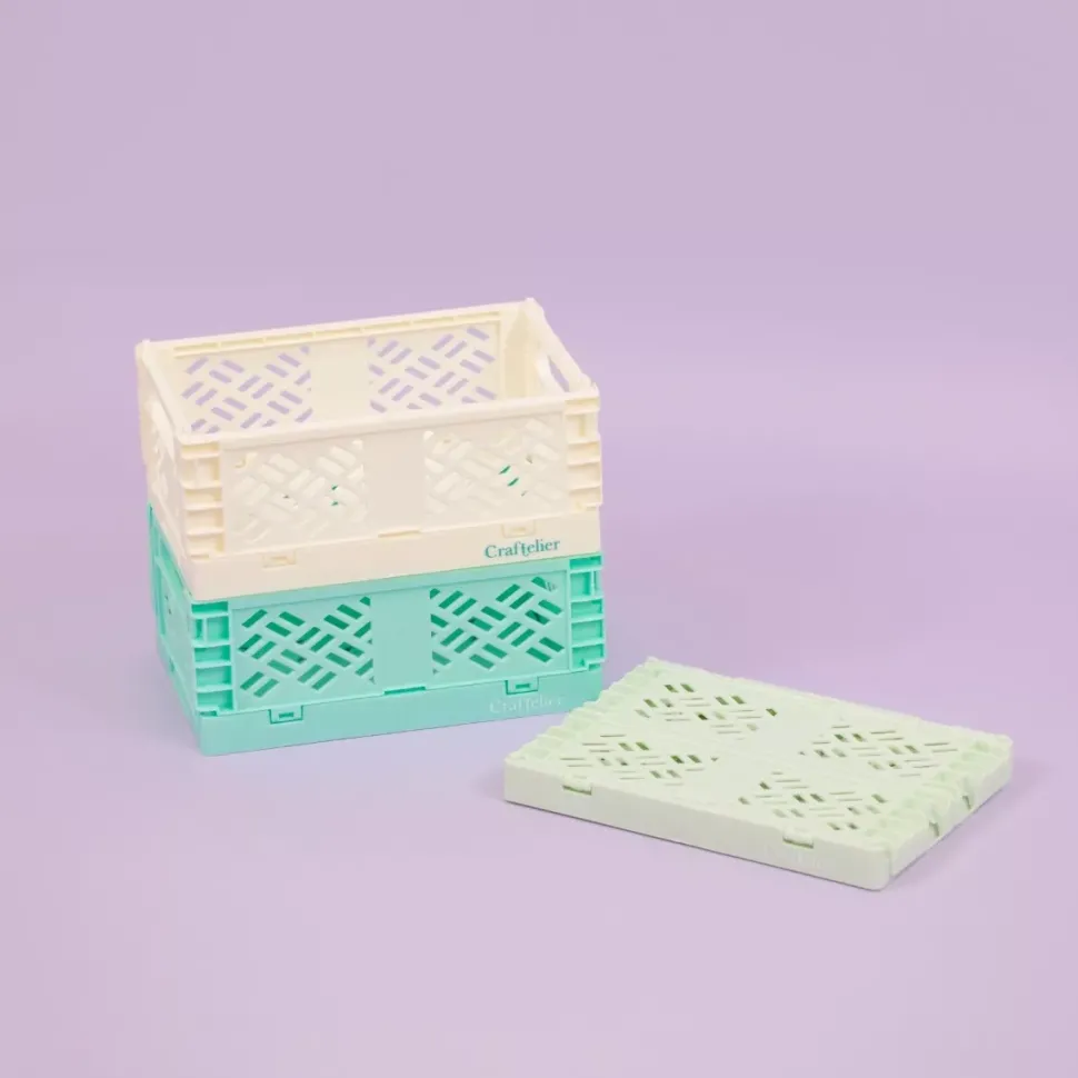 Caja de almacenamiento plegable Pequeña Mint Craftelier