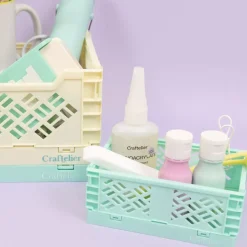 Caja de almacenamiento plegable Grande Blanca Craftelier