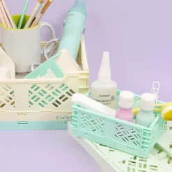 Caja de almacenamiento plegable Grande Mint Craftelier