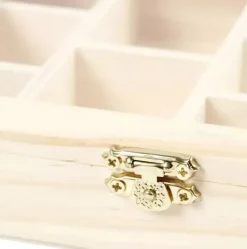 Caja de Madera con Tapa de Cristal Creativ Company