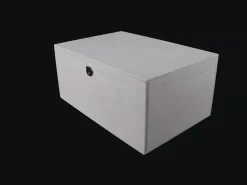 Caja de madera de chopo