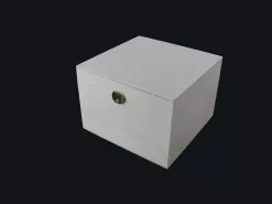 Caja de madera de chopo con cierre