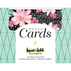 Caja de Sobres y Postales Brave + Bold Amy Tangerine