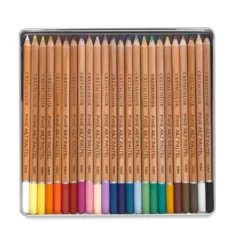 Caja metálica 24 lápices pastel Cretacolor