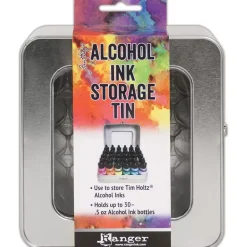 Caja metálica para guardar tintas Alcohol Ink Tim Holtz Ranger