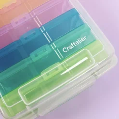 Caja Organizadora con 6 Mini Cajas para Fotografías y Crafts Craftelier