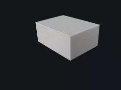 Caja rectangular de chopo con tapa