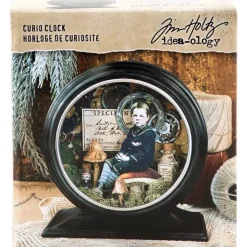Carcasa de Reloj Negro Idea-Ology Tim Holtz