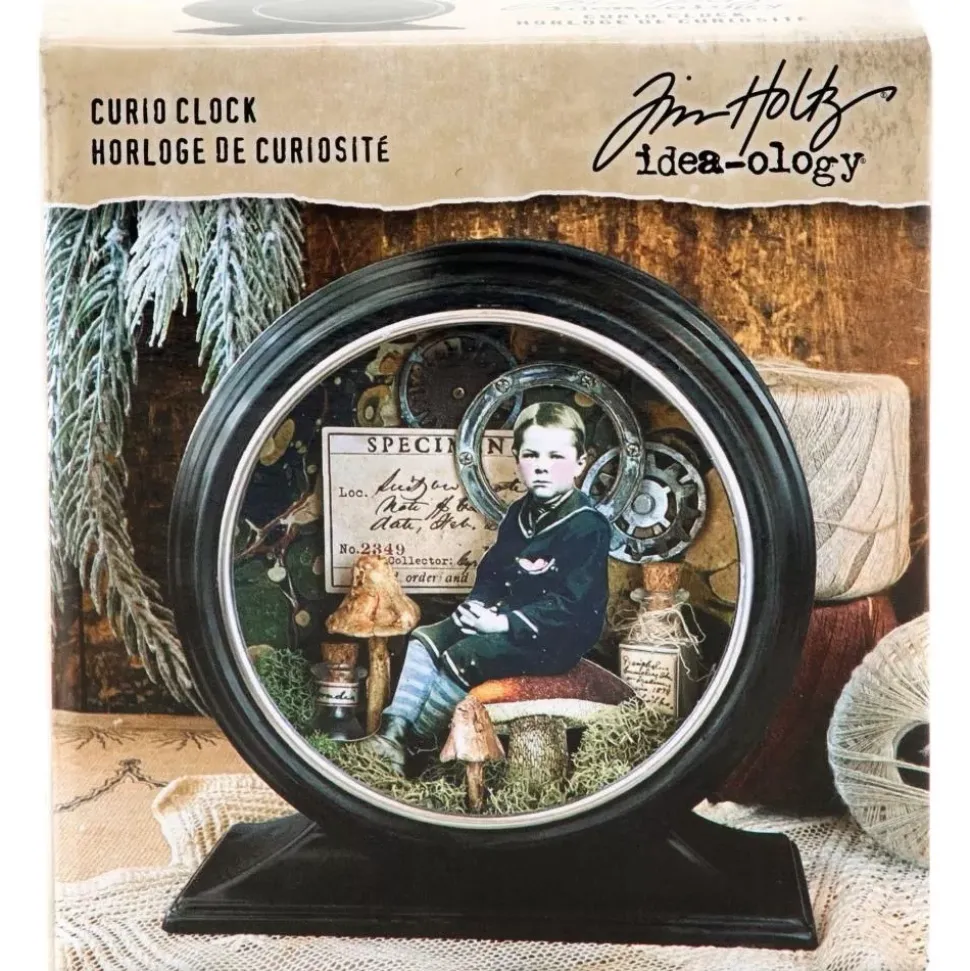 Carcasa de Reloj Negro Idea-Ology Tim Holtz