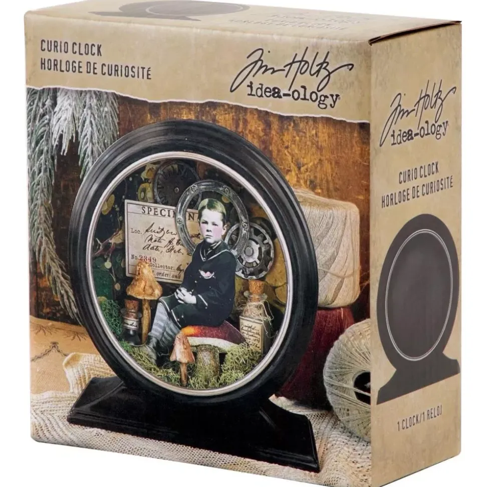 Carcasa de Reloj Negro Idea-Ology Tim Holtz