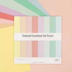 Cardstock Set Textura Pastel Craftelier 30x30cm