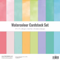 Cardstock Set Watercolour Craftelier 30x30cm