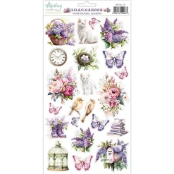 Cardstock Stickers Elements Lilac Garden Mintay