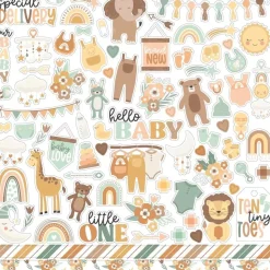 Cardstock Stickers Our Baby Echo Park 30x30cm