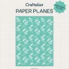 Carpeta de embossing Aviones de papel Craftelier