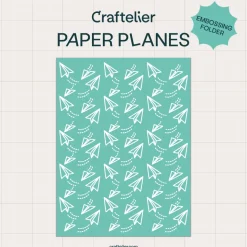 Carpeta de embossing Aviones de papel Craftelier