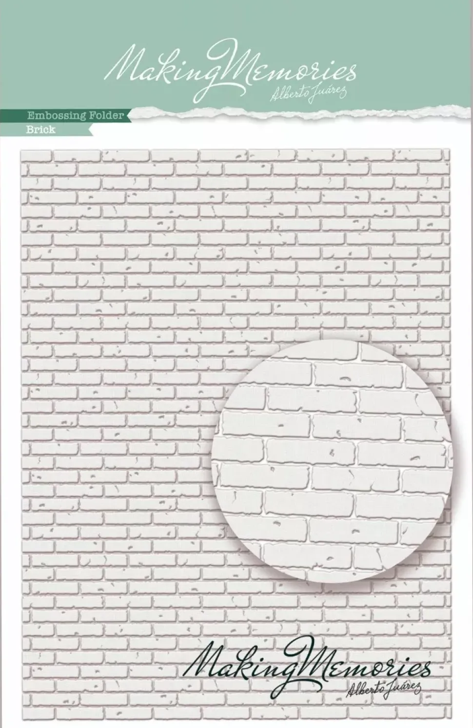 Carpeta de embossing Brick My Pretty Little House Alberto Juarez