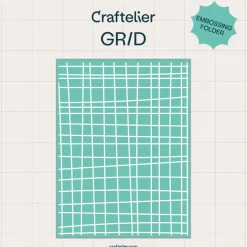 Carpeta de embossing Cuadrícula Craftelier