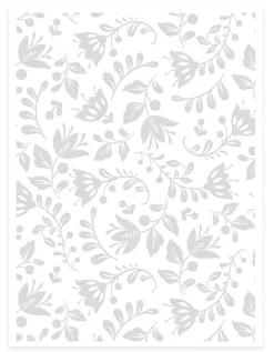 Carpeta de embossing Flores North Elena Roche