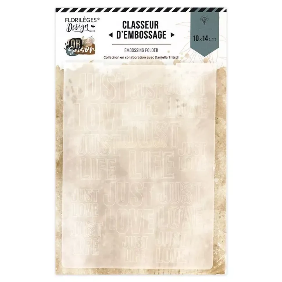 Carpeta de embossing Love and Life Florilèges Design