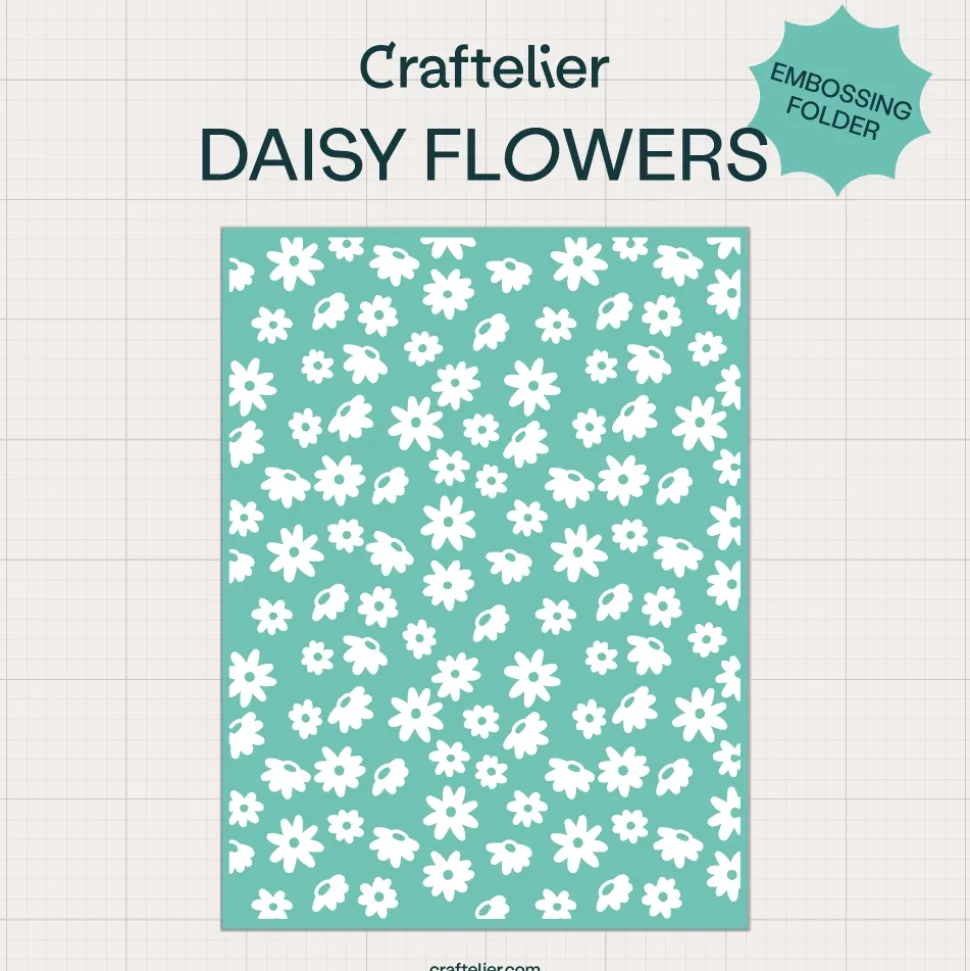 Carpeta de embossing Margaritas Craftelier
