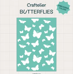Carpeta de embossing Mariposas Craftelier