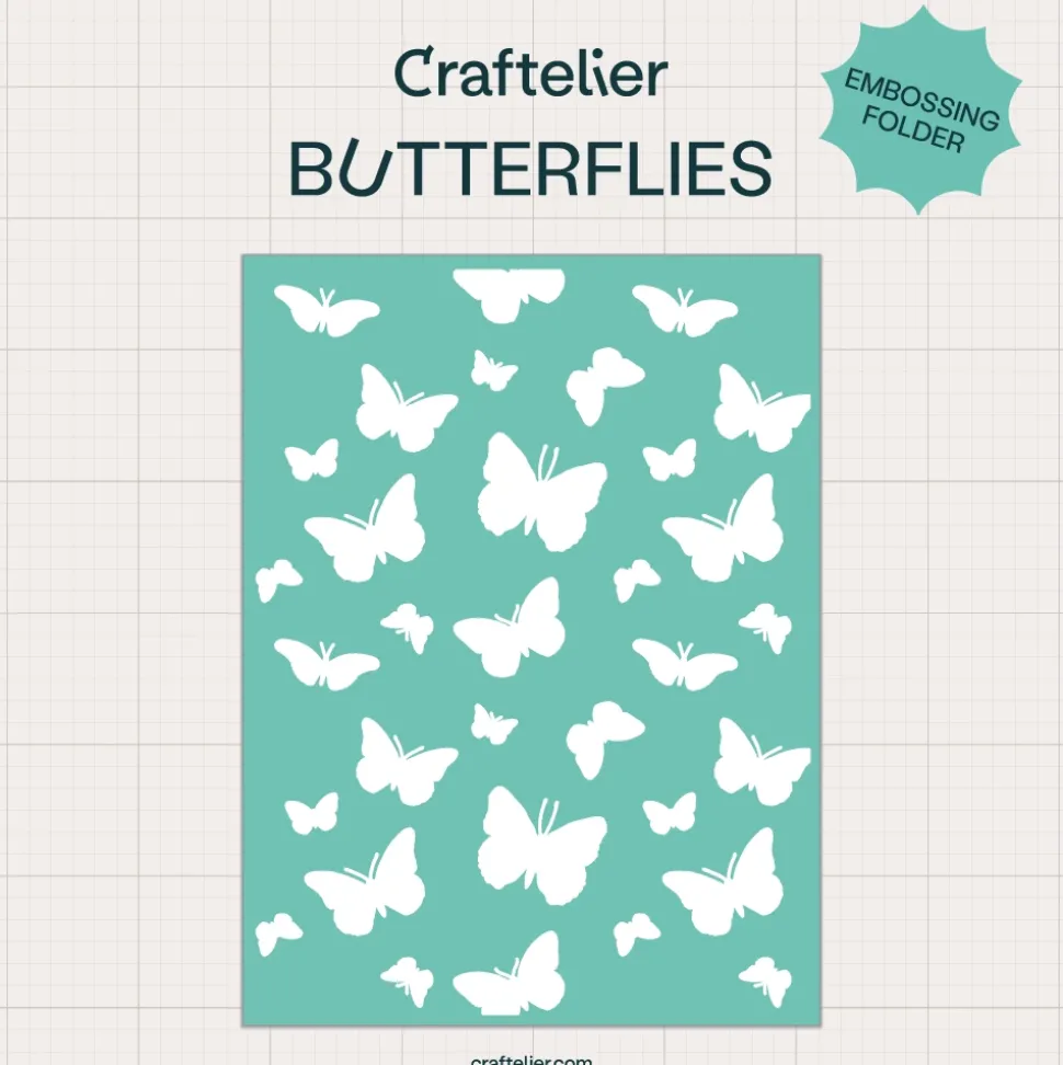 Carpeta de embossing Mariposas Craftelier