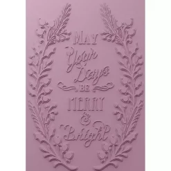 Carpeta de embossing Merry & Bright Sizzix