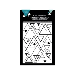 Carpeta de embossing Mix de triángulos Florileges Design