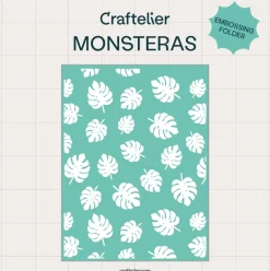Carpeta de embossing Monsteras Craftelier