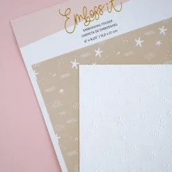 Carpeta de embossing Océano Emboss it! Lora Bailora