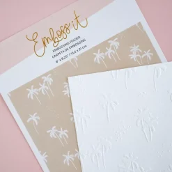 Carpeta de embossing Palm Beach Emboss it! Lora Bailora