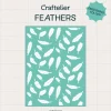 Carpeta de embossing Plumas Craftelier