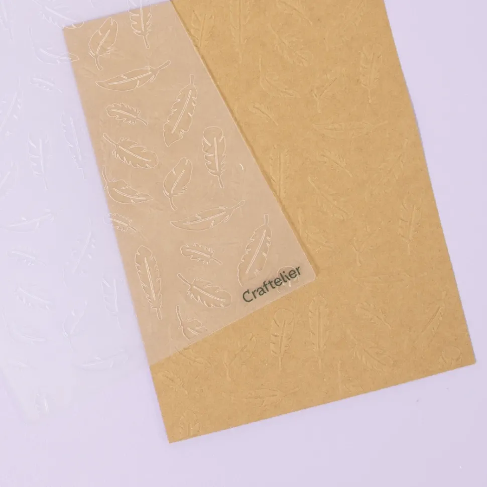Carpeta de embossing Plumas Craftelier