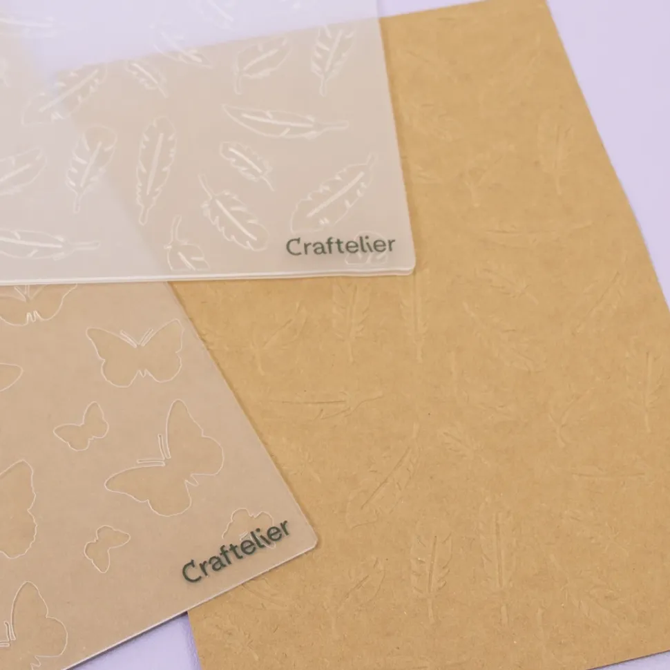 Carpeta de embossing Plumas Craftelier