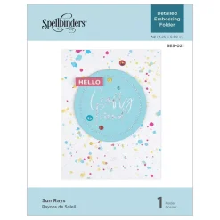 Carpeta de embossing Sun Rays Spellbinders