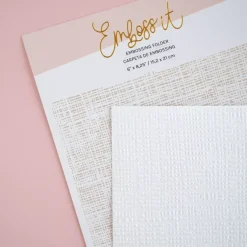 Carpeta de embossing Tejido Emboss it! Lora Bailora