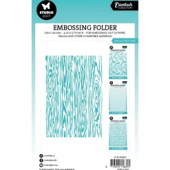 Carpeta de embossing Wooden Planks Essentials Studio Light