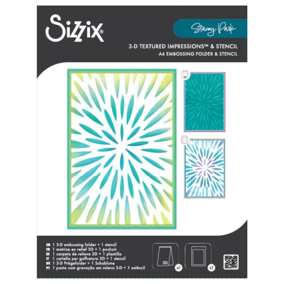 Carpeta de Texturas Burst of Bright Sizzix