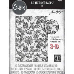Carpeta de texturas 3D Botanical Sizzix